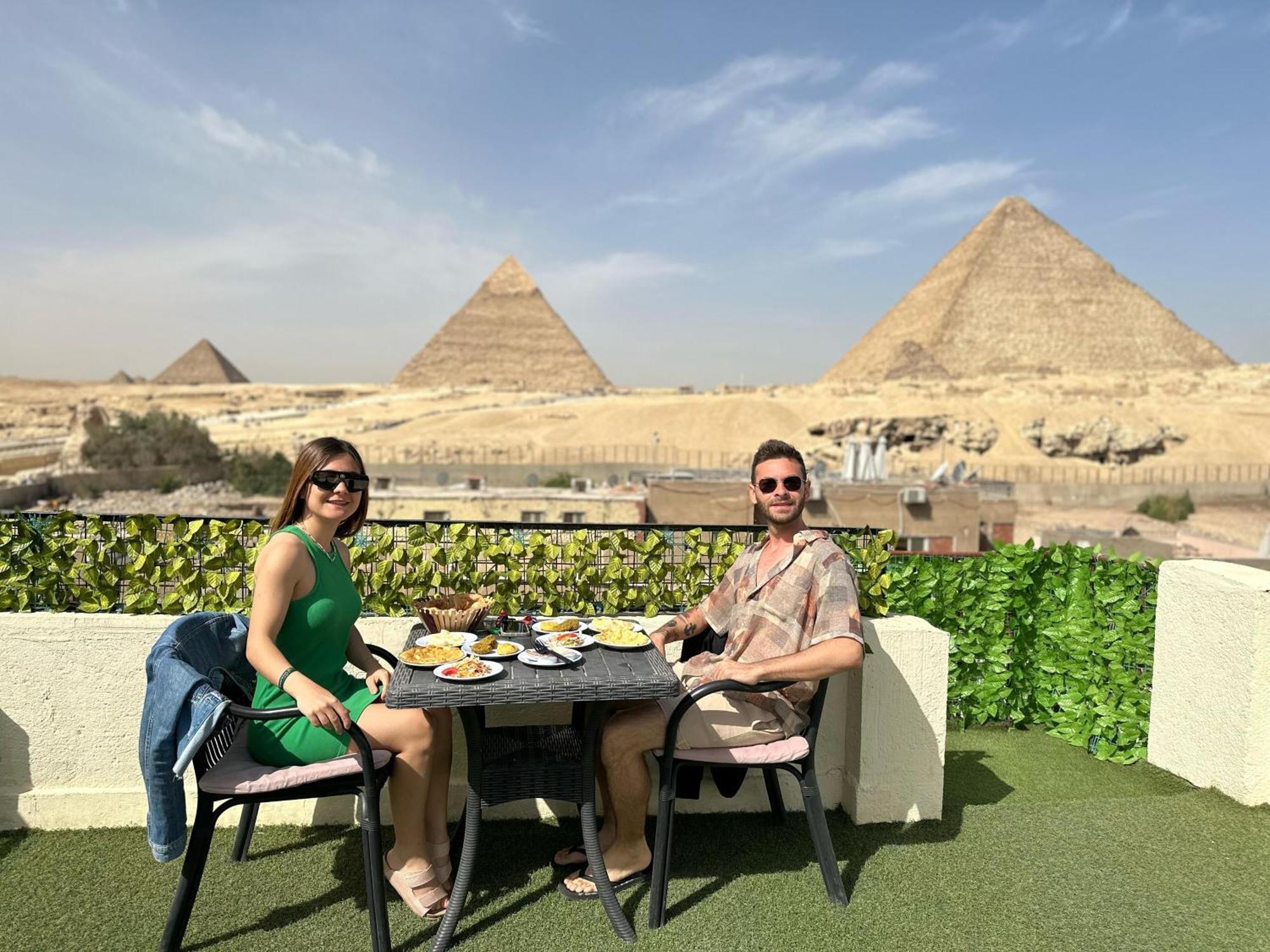 Solima Pyramids View Kafret el-Gabal Exterior foto