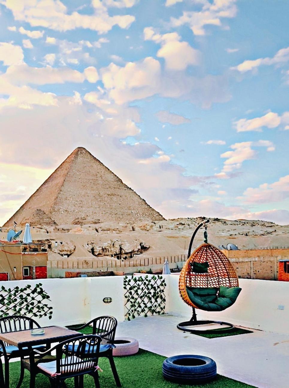 Solima Pyramids View Kafret el-Gabal Exterior foto