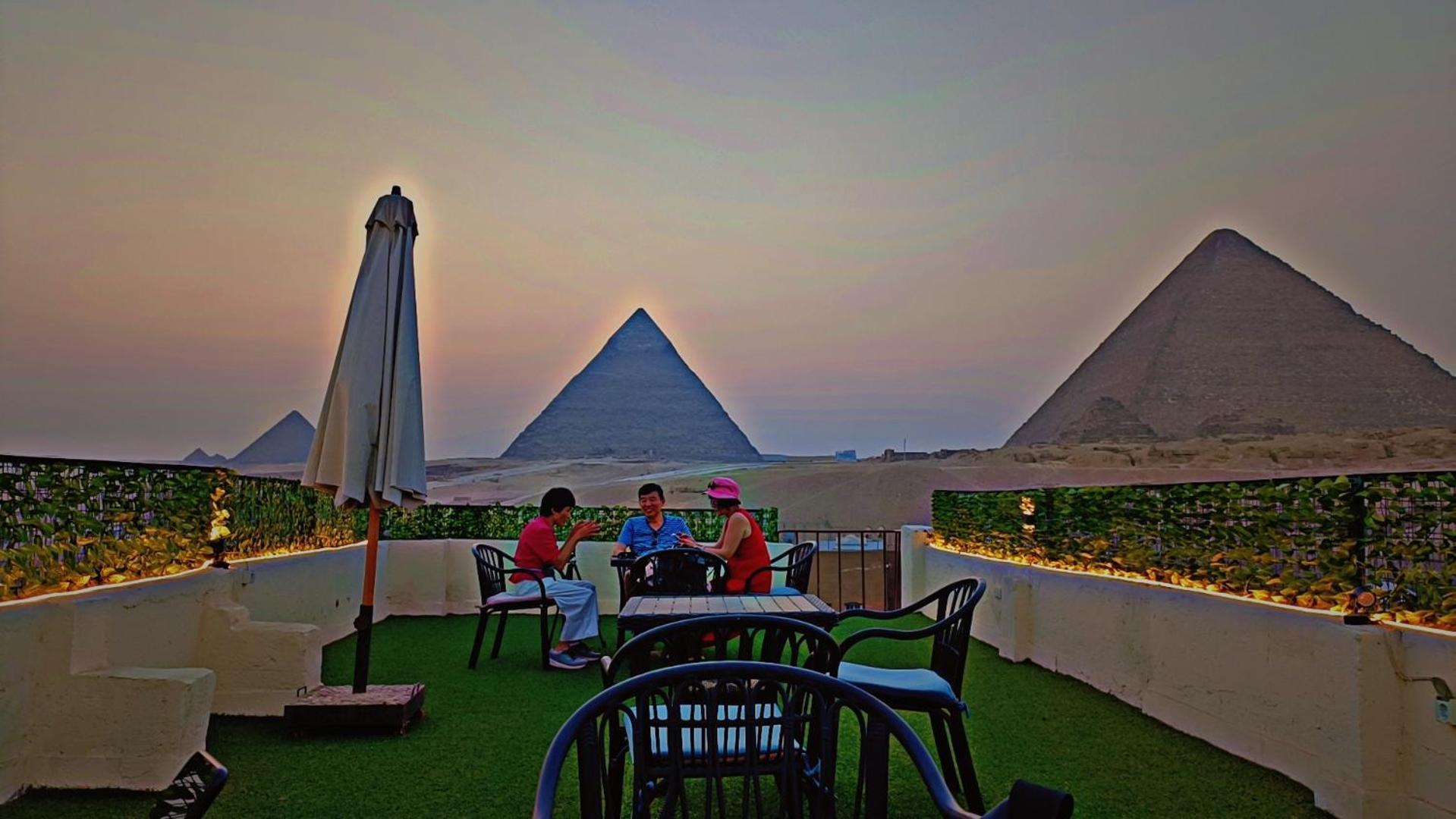 Solima Pyramids View Kafret el-Gabal Exterior foto