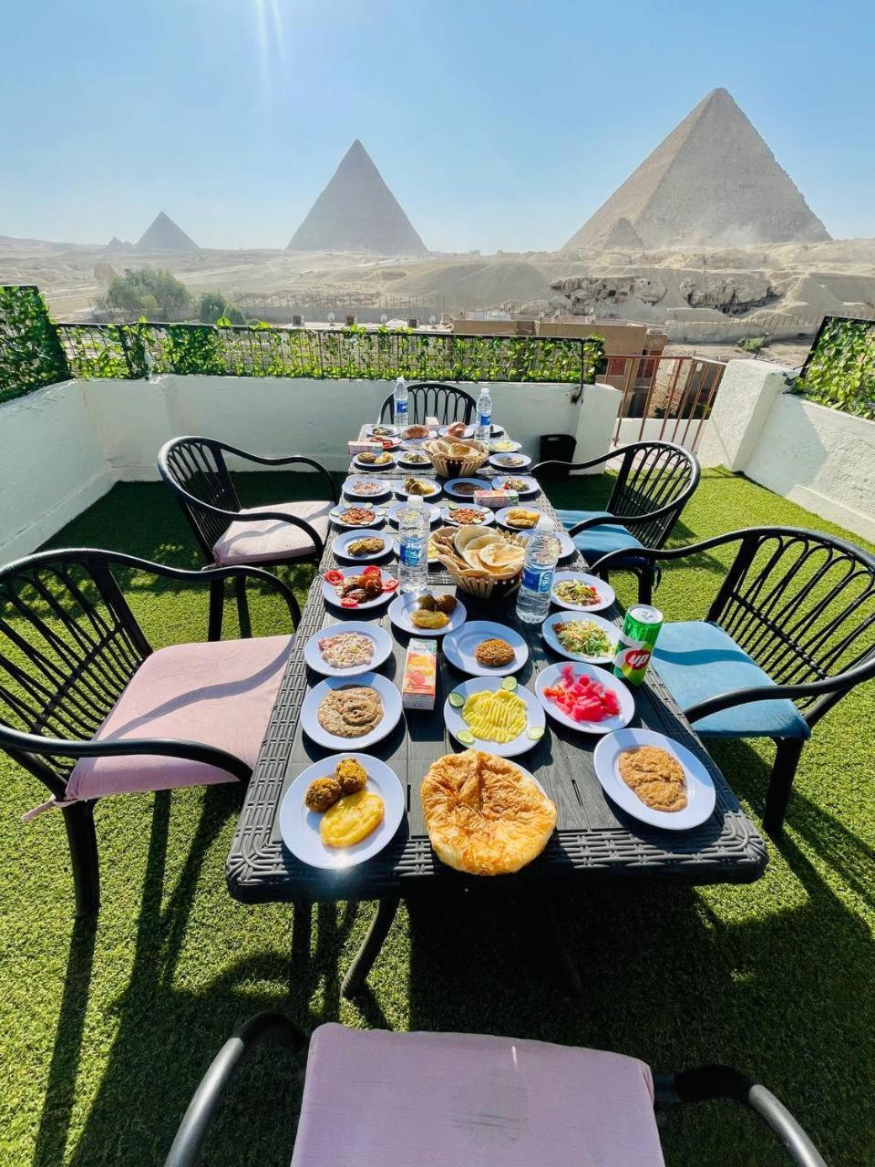 Solima Pyramids View Kafret el-Gabal Exterior foto